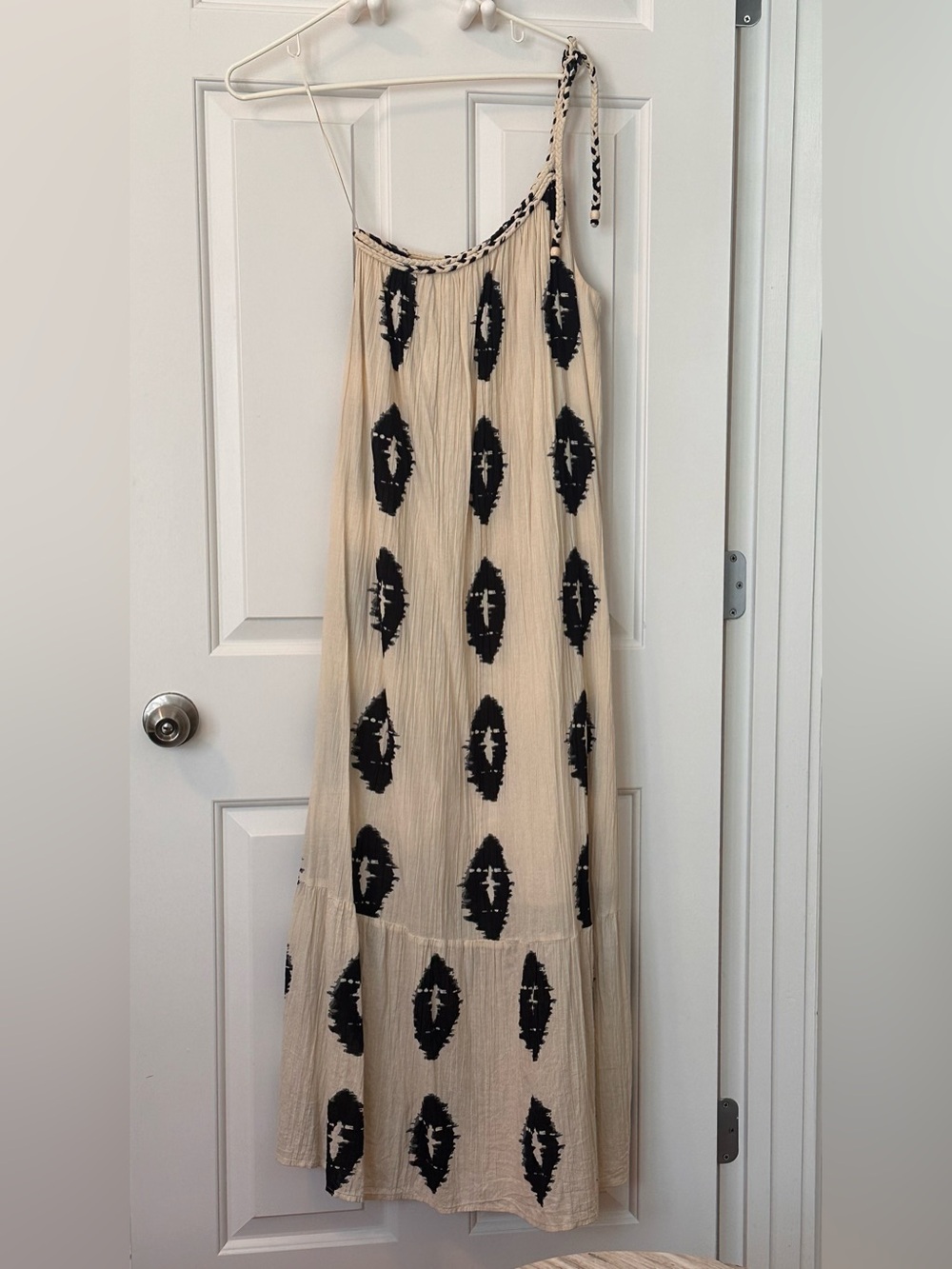 Zara Cream Dress with Braided Detail